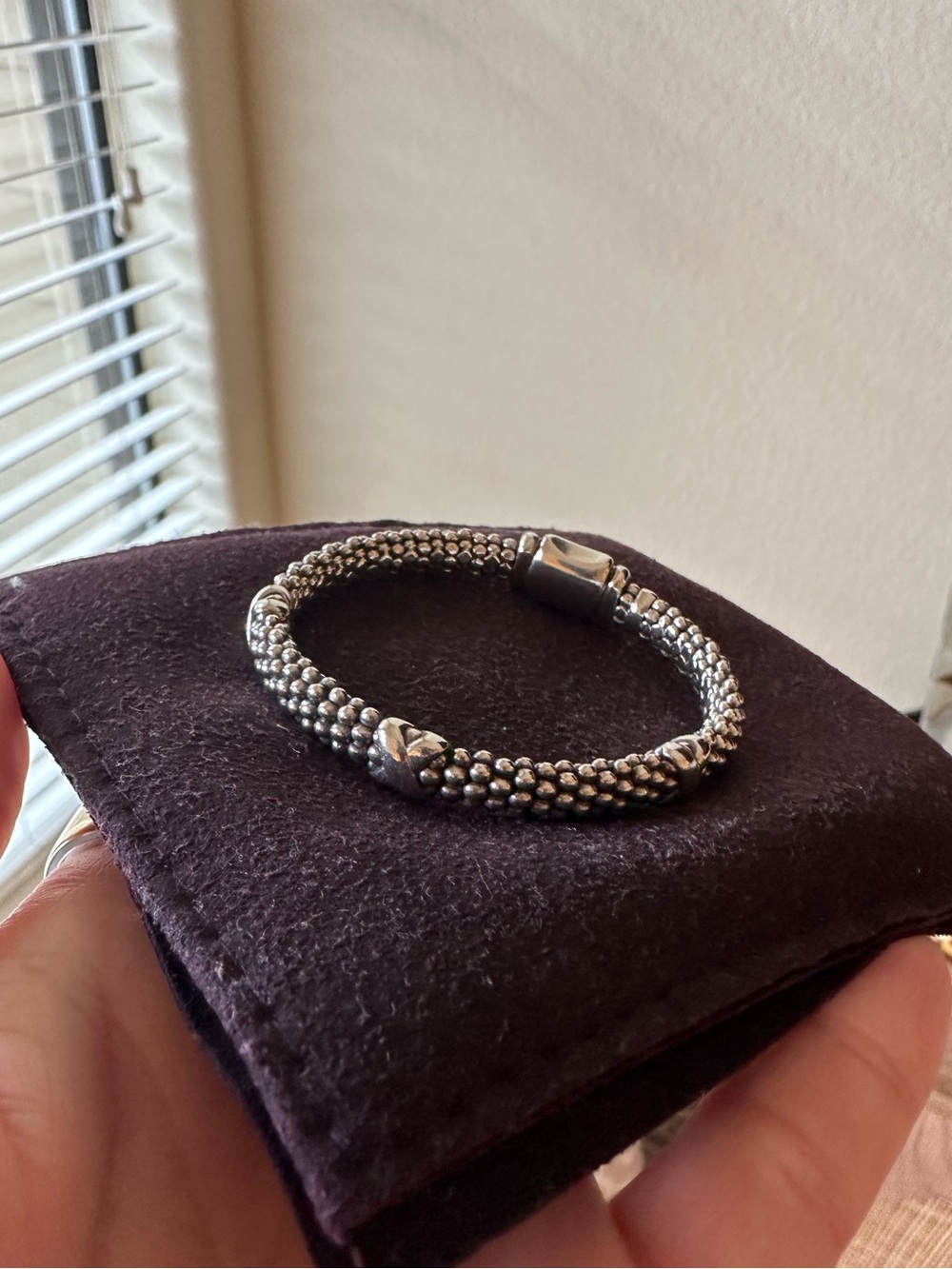 Authentic Lagos Caviar sterling silver - Picture 7 of 9